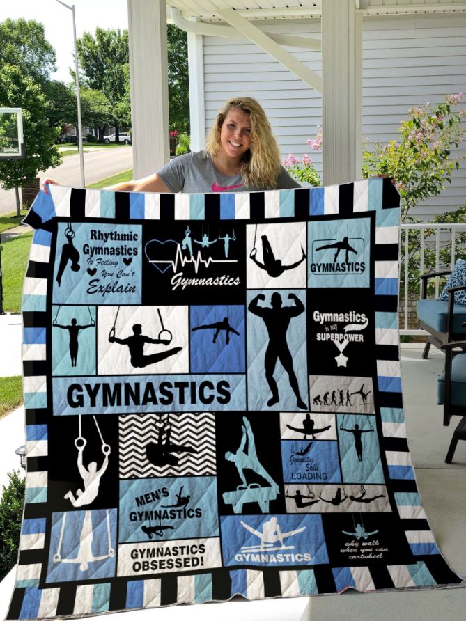 Rhythmic Gymnastics Is Feeling You Can't Explain Quilt Blanket Great Quilt Bedding Set.
