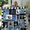 Rhythmic Gymnastics Is Feeling You Can't Explain Quilt Blanket perfect for Girls Quilt Bedding Set