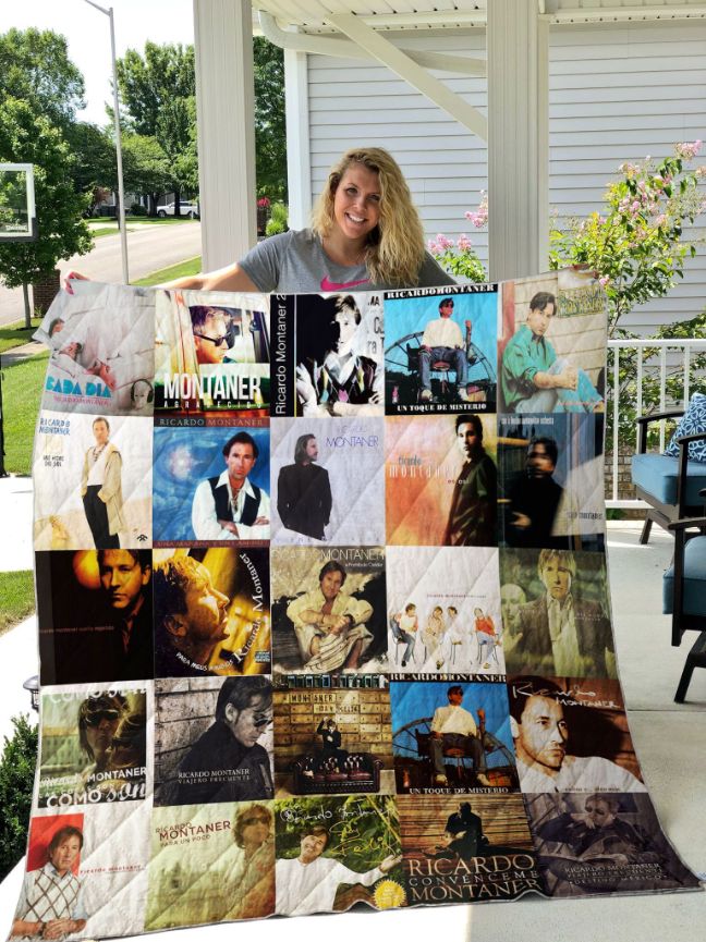 Ricardo Montaner Collection Quilt Blanket for Music Fans