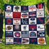 Richmond Spiders Ncaa Quilt Bedding Set with Collected Quilt Blanket for Fans