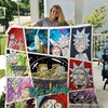 Rick And Morty Fans Quilt Blanket - Get Schwifty While Staying Warm