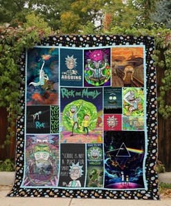 Rick & Morty Cartoon Quilt Blanket: The Perfect Gift for Any Fan