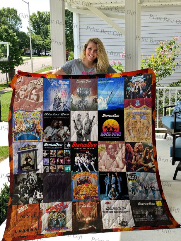 Rick Parfitt Cover Poster Quilt Bedding Set Ver 2