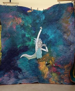 Rick Sanchez Quilt Blanket - Ideal for Fans of Rick and Morty