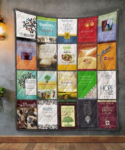 Rick Warren Inspirational Books Quilt Blanket