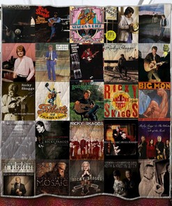 Ricky Skaggs Quilt Blanket Country Music Bedding Set
