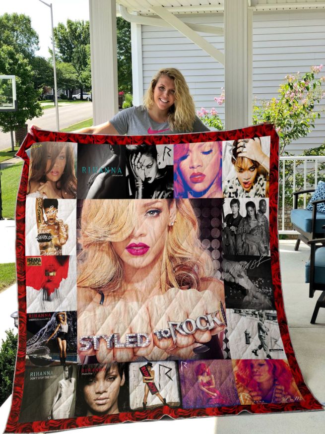 Rihanna Style 2 Quilt Bedding Set for Girls