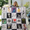 Rihanna album cover inspired quilt blanket