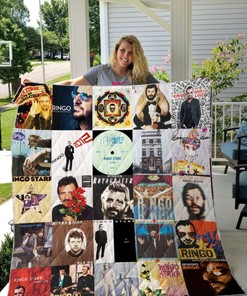Ringo Starr Fans Ver Collection Quilt Bedding Set