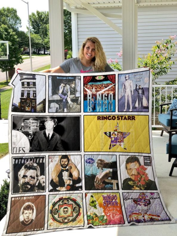 Ringo Starr Quilt Blanket for Beatles Fans