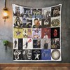 Ringo Starr Style 2: Quilt Bedding Set with Fleece Blanket and Beatles quotes