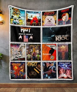 Riot V Music Collection Quilt Bedding Set for Fans