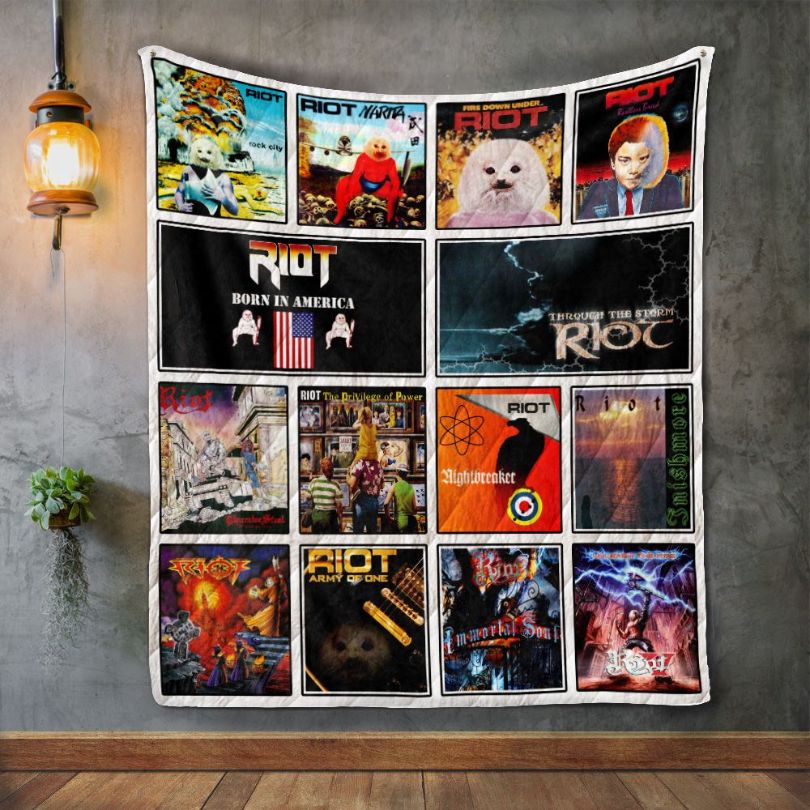 Riot V Music Collection Quilt Bedding Set for Fans