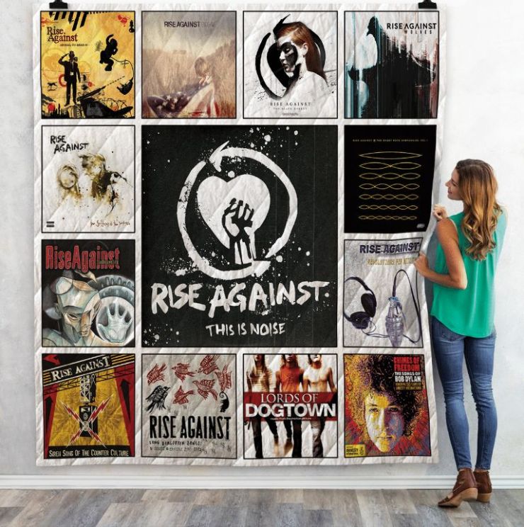Rise Against Albums Collection Quilt Bedding Set for Fans