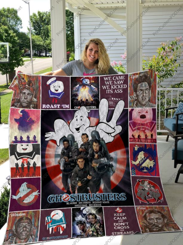 Roast 'Im Ghostbusters For Fan Quilt Blanket for Movie and Horror Fans