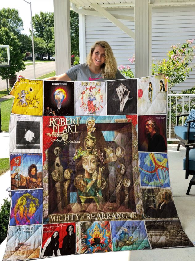 Robert Plant Collection Vintage Quilt Blanket for Music Fans
