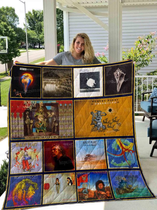 Robert Plant Fans Collection Quilt Blanket with Unique Design and Comfortable Material