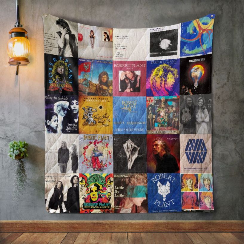 Robert Plant Style 2 Quilt Blanket for Led Zeppelin Fans