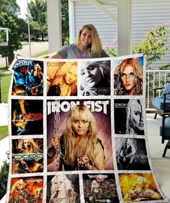 Rock Legend Doro Pesch Quilt Blanket