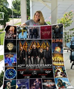 Rock Out With Def Leppard For Fan Quilt Blanket