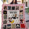 Rock Out With MK Bon Jovi Quilt Blanket
