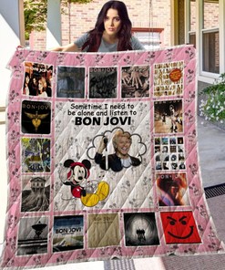 Rock Out With MK Bon Jovi Quilt Blanket
