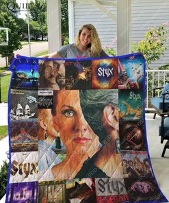 Rock Out With Your Favorite Styx Band Albums On This Quilt Blanket For Fans