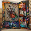 Rock Your World With This Stylish Guitarist Quilt Blanket