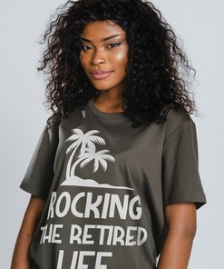 Rocking The Retired Life Tee for Women | Retirement Gift Shirt