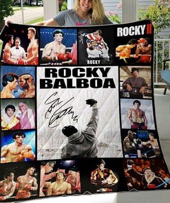 Rocky Balboa For Man And Women: Quilt Bedding Set with Fleece Blanket for Rocky Fans