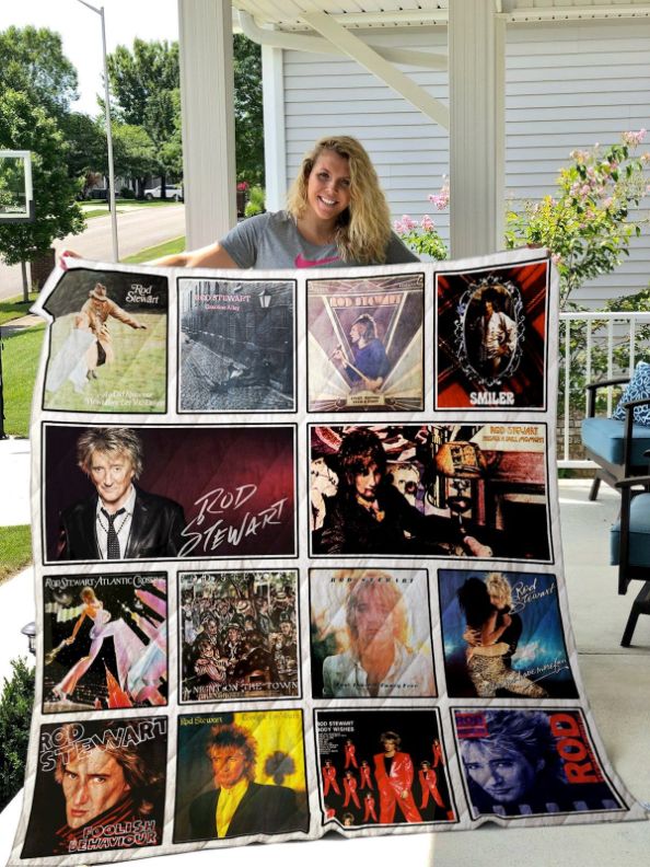 Rod Stewart fans, don't miss out on this beautiful quilt blanket
