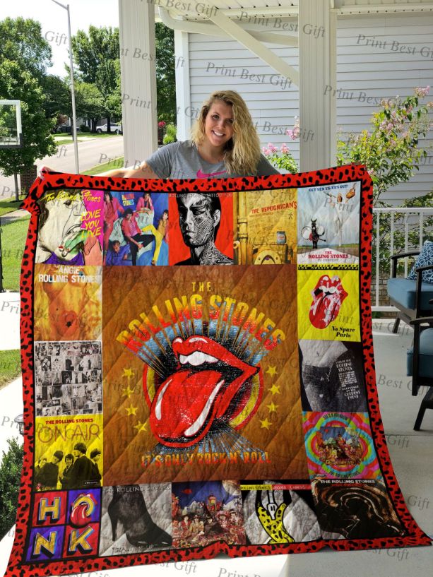 Rolling Stones Cover Poster Quilt Bedding Set