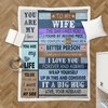 Romantic Husband To Wife Quilt Bedding Set For Valentine's Day