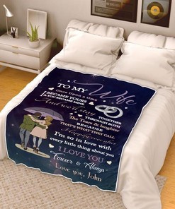 Romantic I'm So In Love With Every Little Thing About You Quilt Bedding Set for Wife From Husband