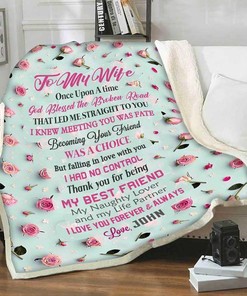 Romantic Personalized To My Wife My Naughty Lover And My Life Partner Quilt Bedding Set for Wife From Husband