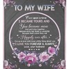 Romantic To My Wife Once Upon A Time Flower Quilt Bedding Set for Wife From Husband