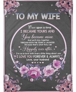 Romantic To My Wife Once Upon A Time Flower Quilt Bedding Set for Wife From Husband