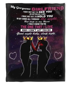 Roses Blanket To My Girlfriend You're Always On My Mind Quilt Bedding Set Full