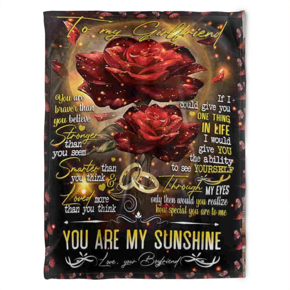 Roses Design Quilt Bedding Set for Girlfriend - Loved More Than You Know