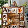 Rough Collie Angels Paws Quilt Bedding Set for Dog Lovers