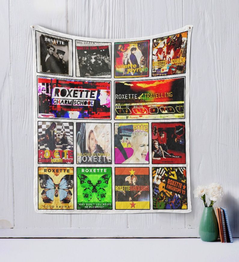 Roxette Quilt Blanket - Tribute to Swedish Pop Duo