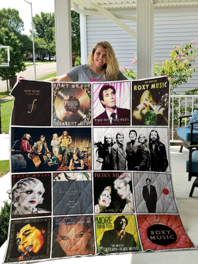Roxy Music Compilation Albums Quilted Bedding Set - For True Fans