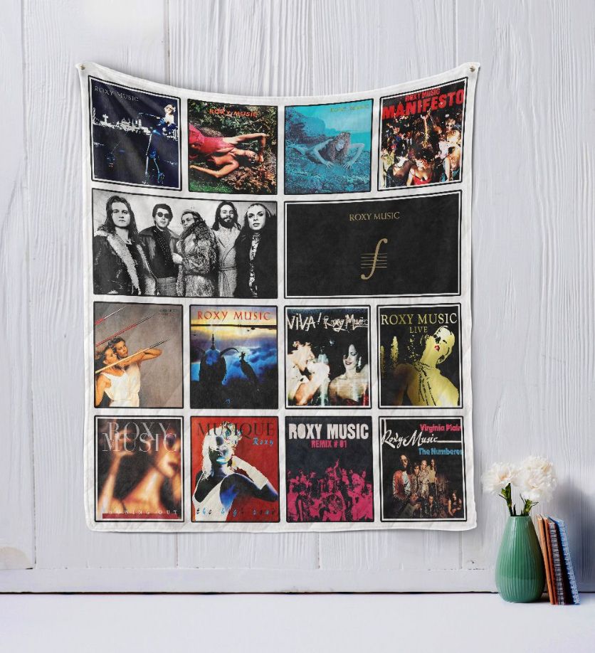 Roxy Music Vintage Quilted Bedding Set - Full Size