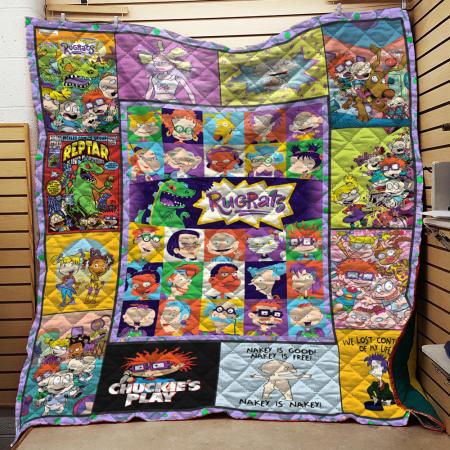 Rugrats Quilted Bedding Set - Twin Size for Kids