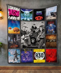 Rush Band Collection Quilt Bedding Set, Perfect for Fans