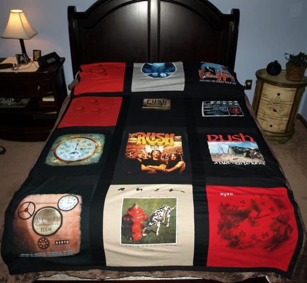 Rush Band Inspired Quilt Bedding Set for Rock Music Fans