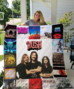 Rush Band Music Collection Quilt Bedding Set for Fans