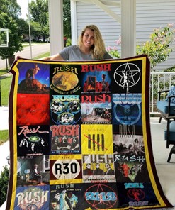 Rush Vintage Rock Band Quilted Bedding Set - For True Fans