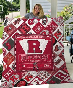 Rutgers Scarlet Knights Ncaa Quilt Bedding Set