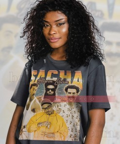 Sacha Baron Cohen Vintage Homage Tshirt for Fans of the Comedian